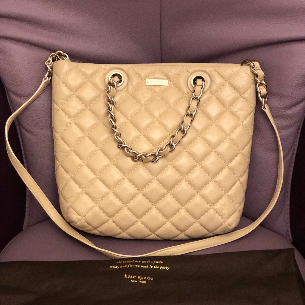 💐KATE SPADE quilted bag